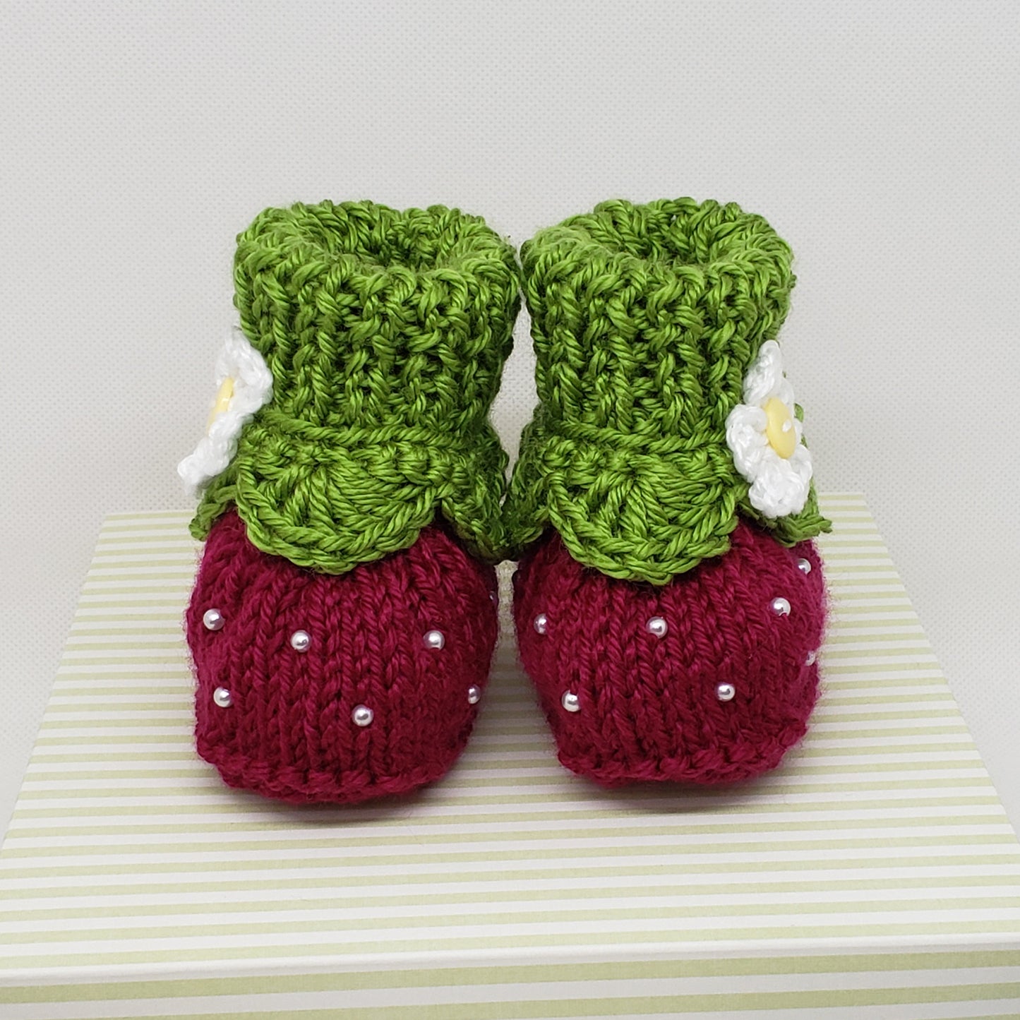 Berry Baby Booties