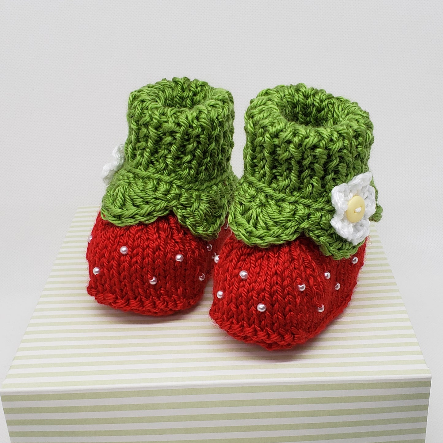 Berry Baby Booties