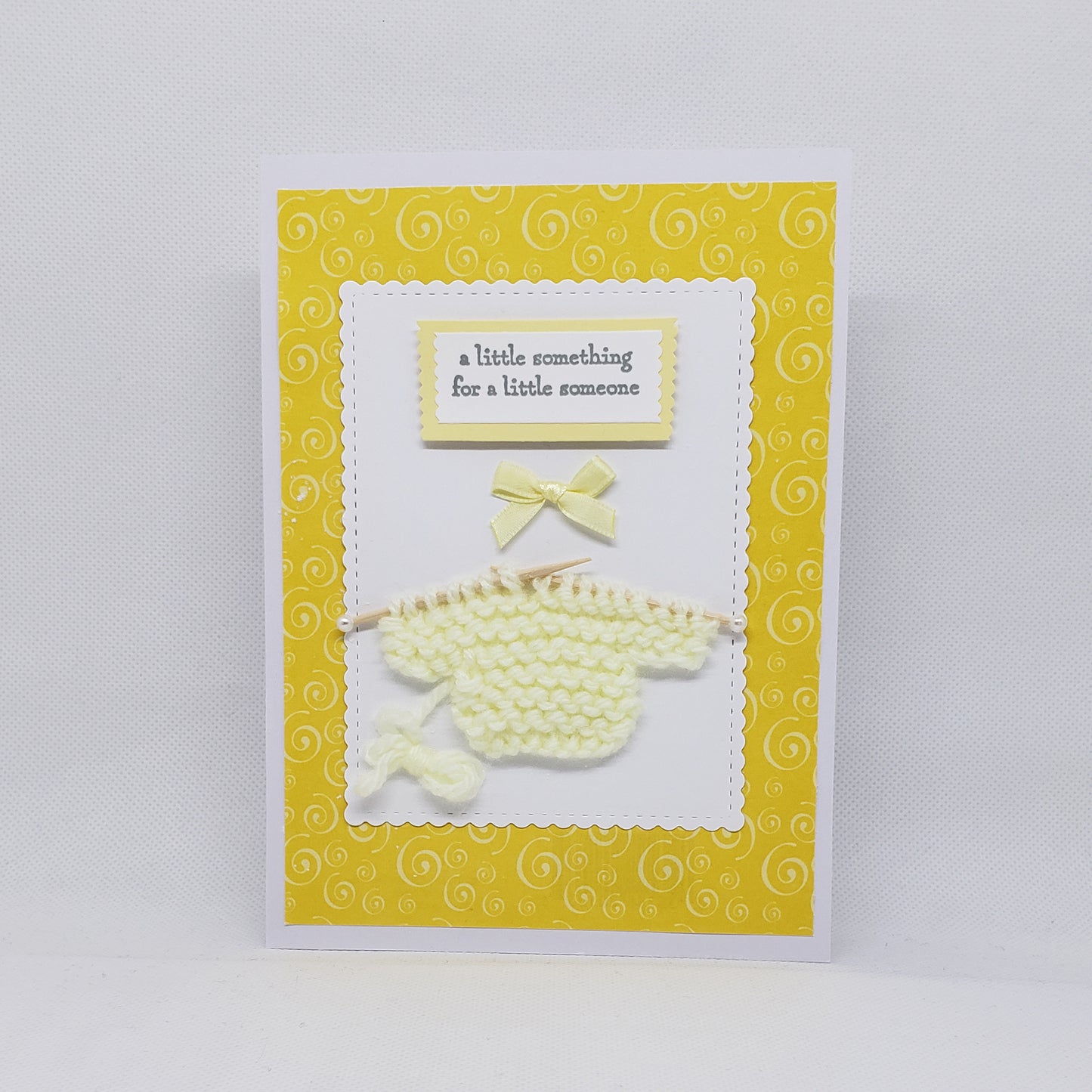 'A Little Something' Baby Card Other Variant