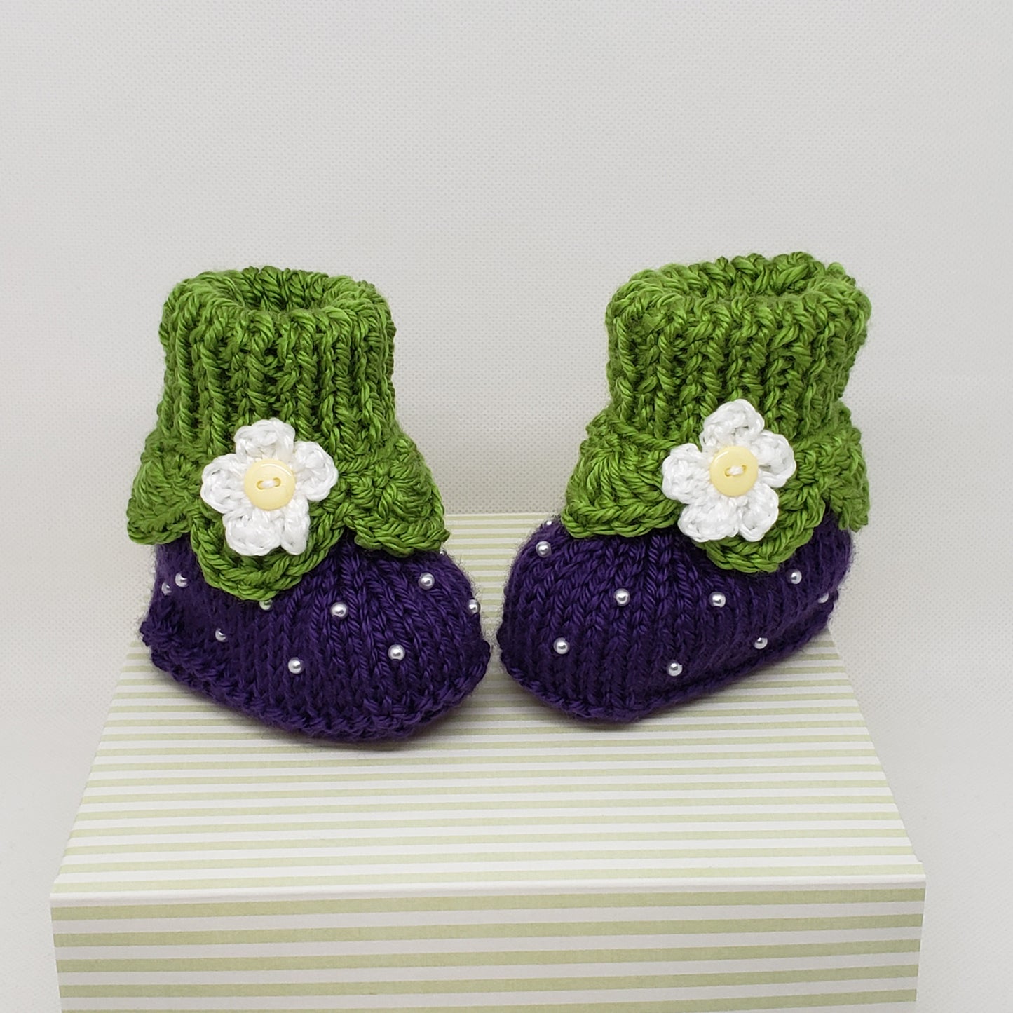 Berry Baby Booties