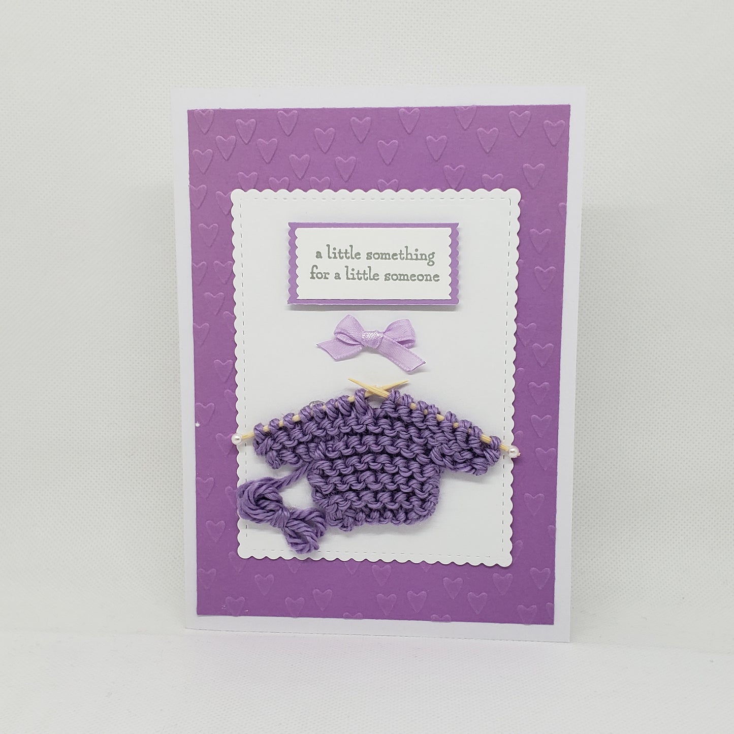 'A Little Something' Baby Card Other Variant