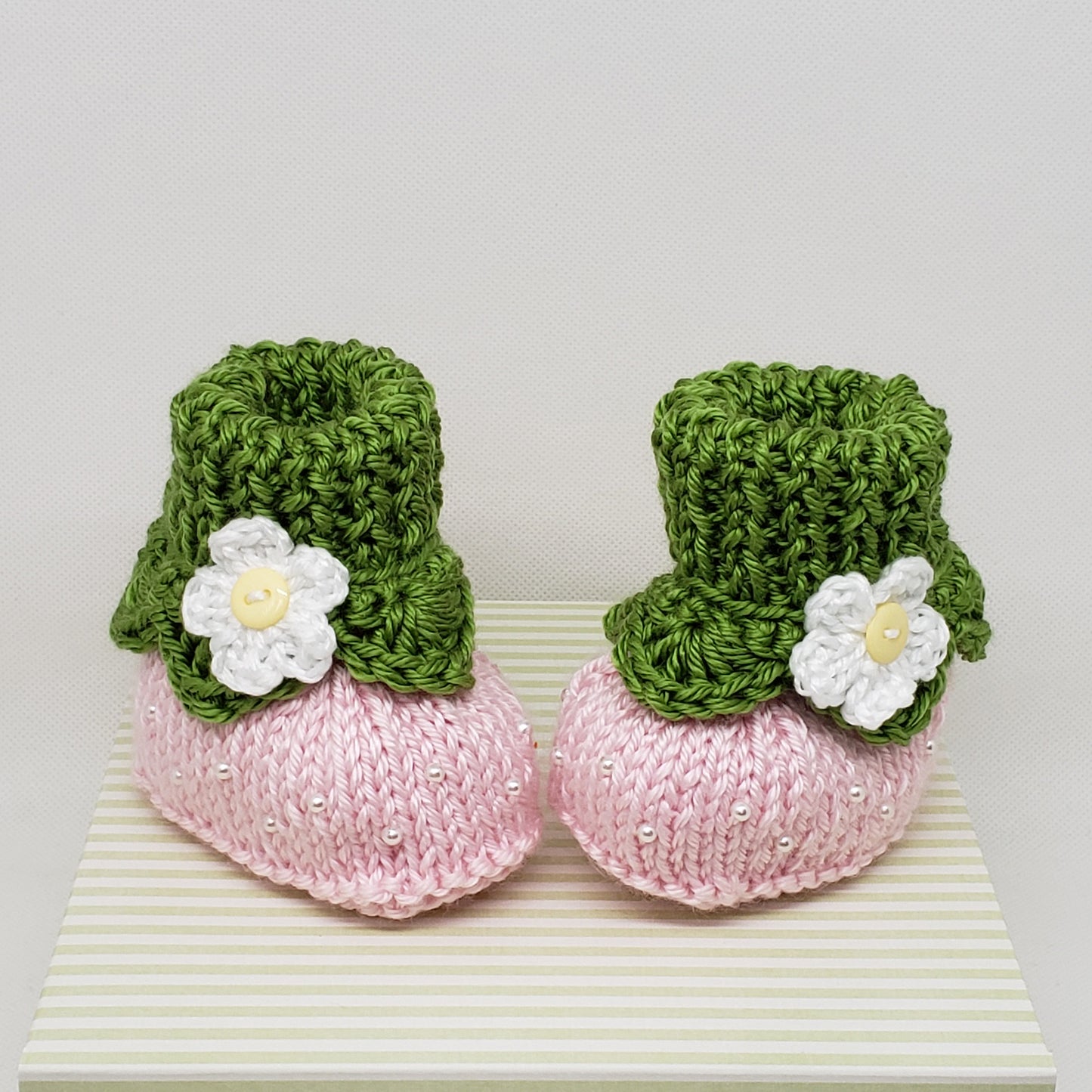 Berry Baby Booties
