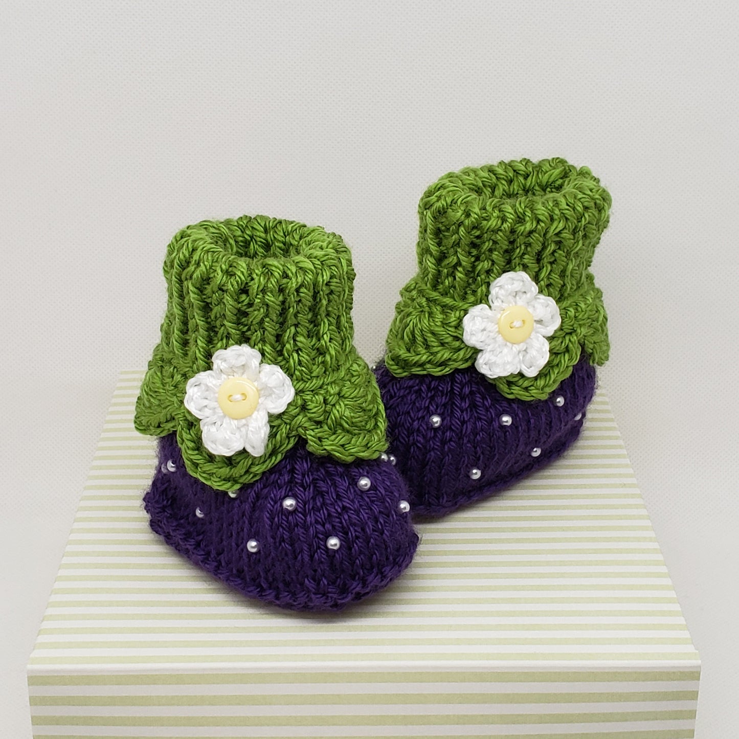 Berry Baby Booties