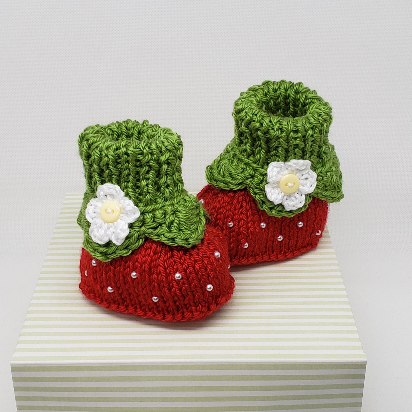 Berry Baby Booties