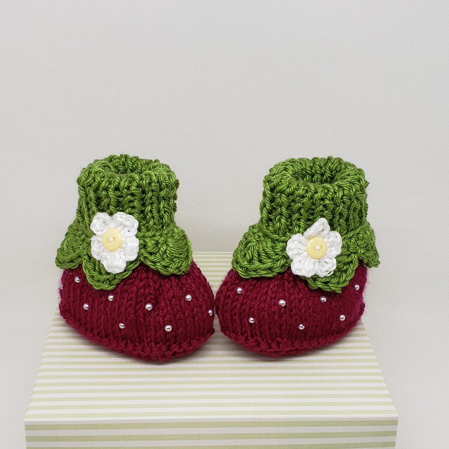 Berry Baby Booties