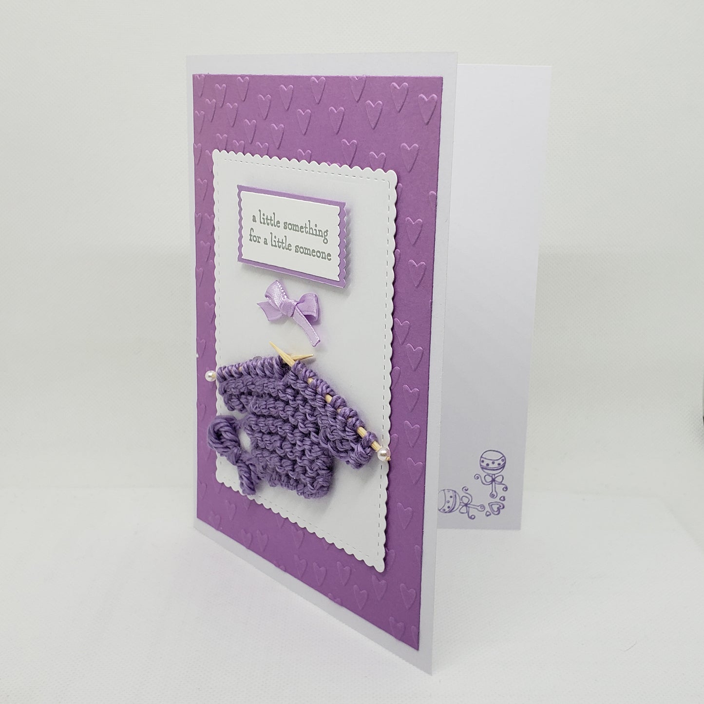 'A Little Something' Baby Card Other Variant