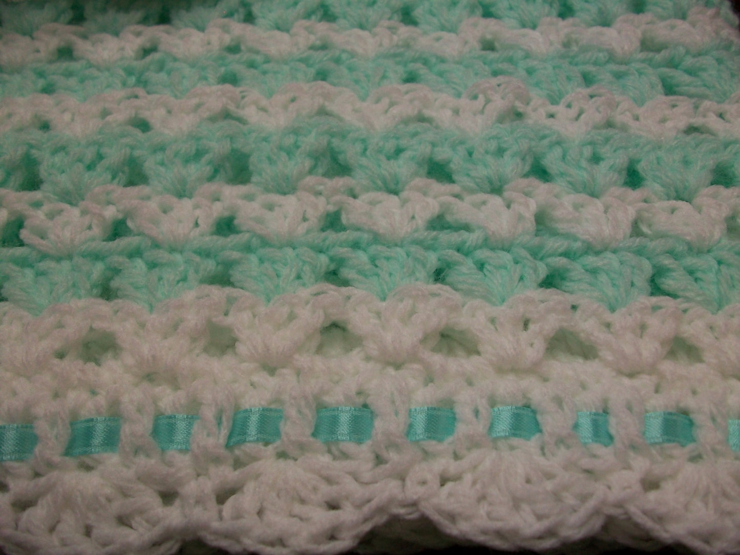 Mint Baby Blanket