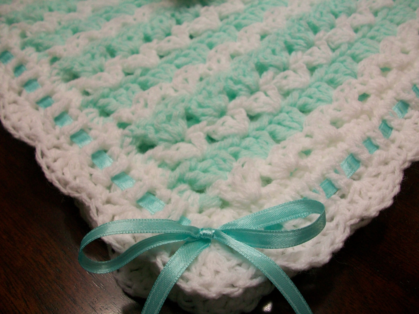 Mint Baby Blanket