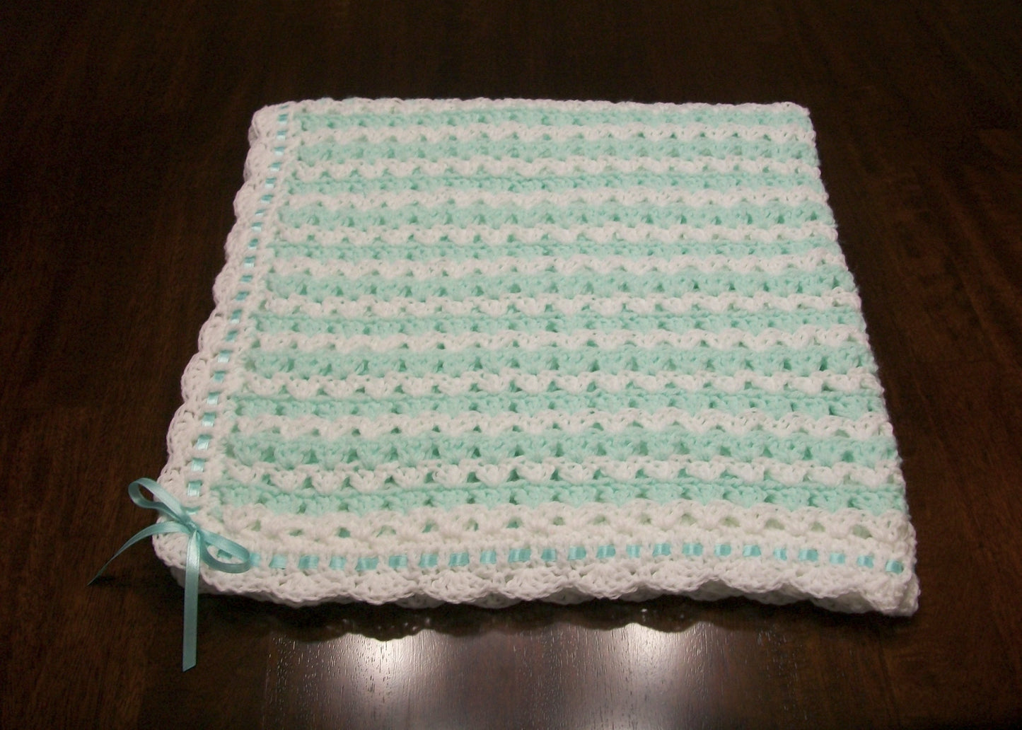 Mint Baby Blanket