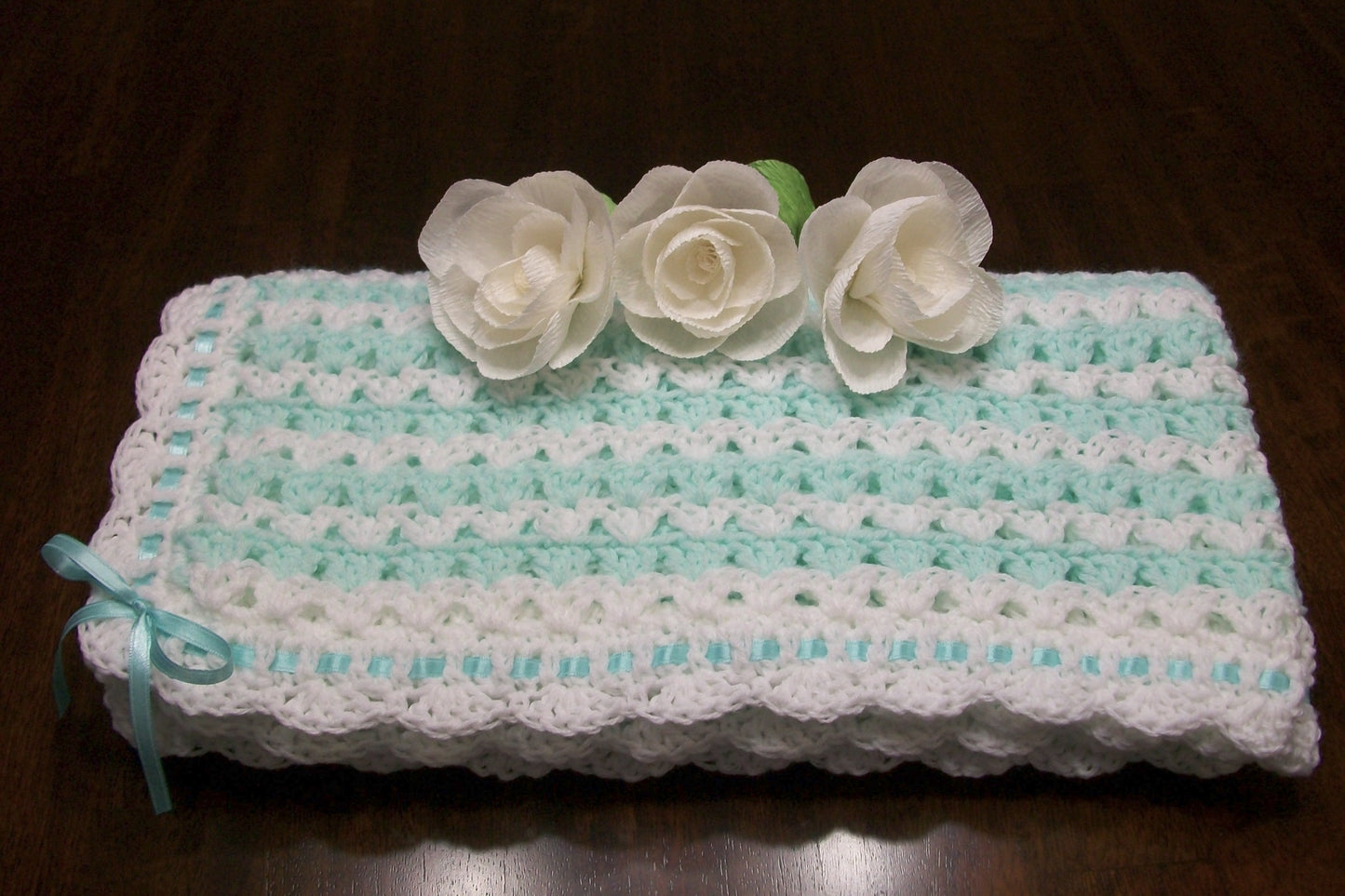 Mint Baby Blanket