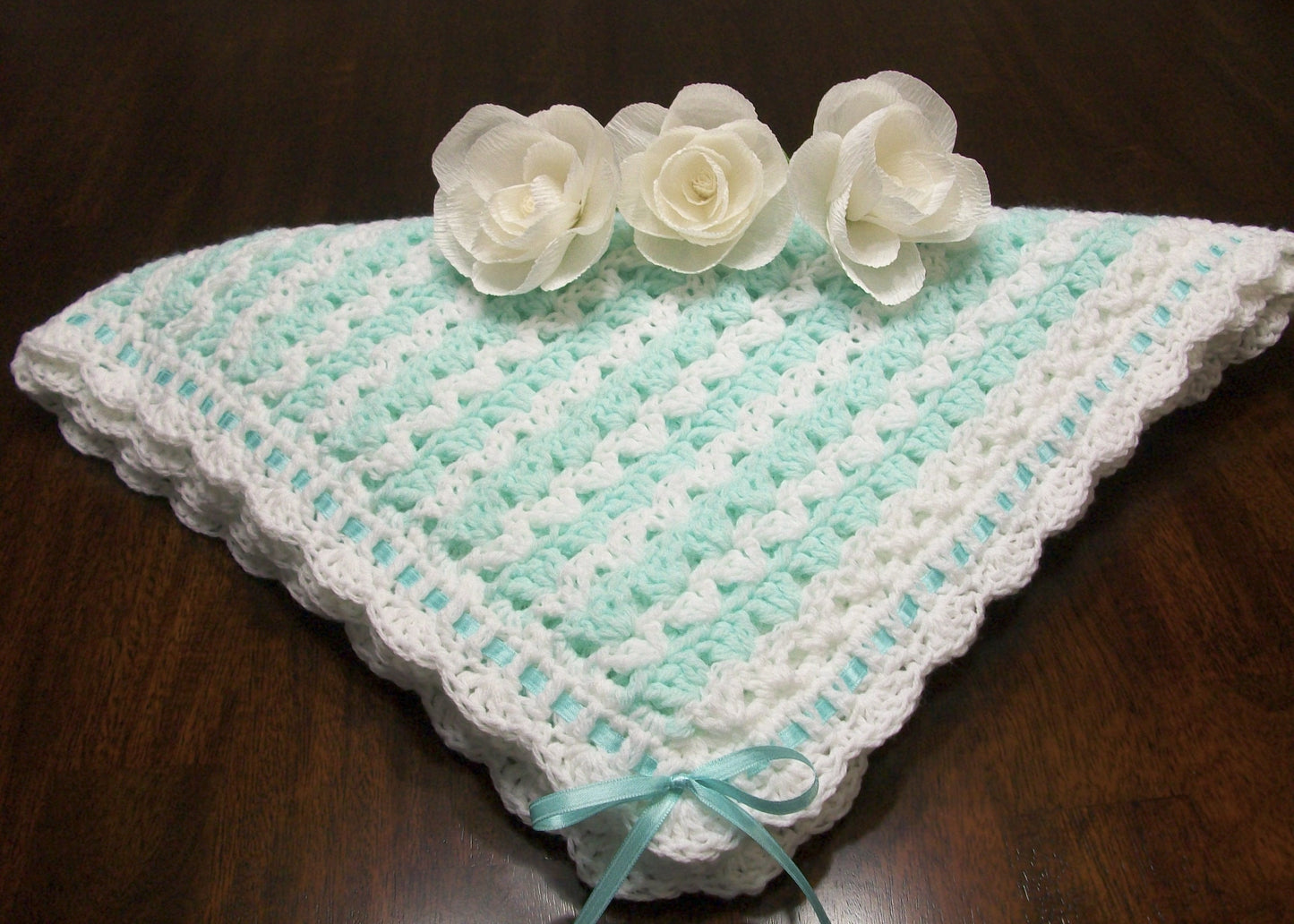 Mint Baby Blanket