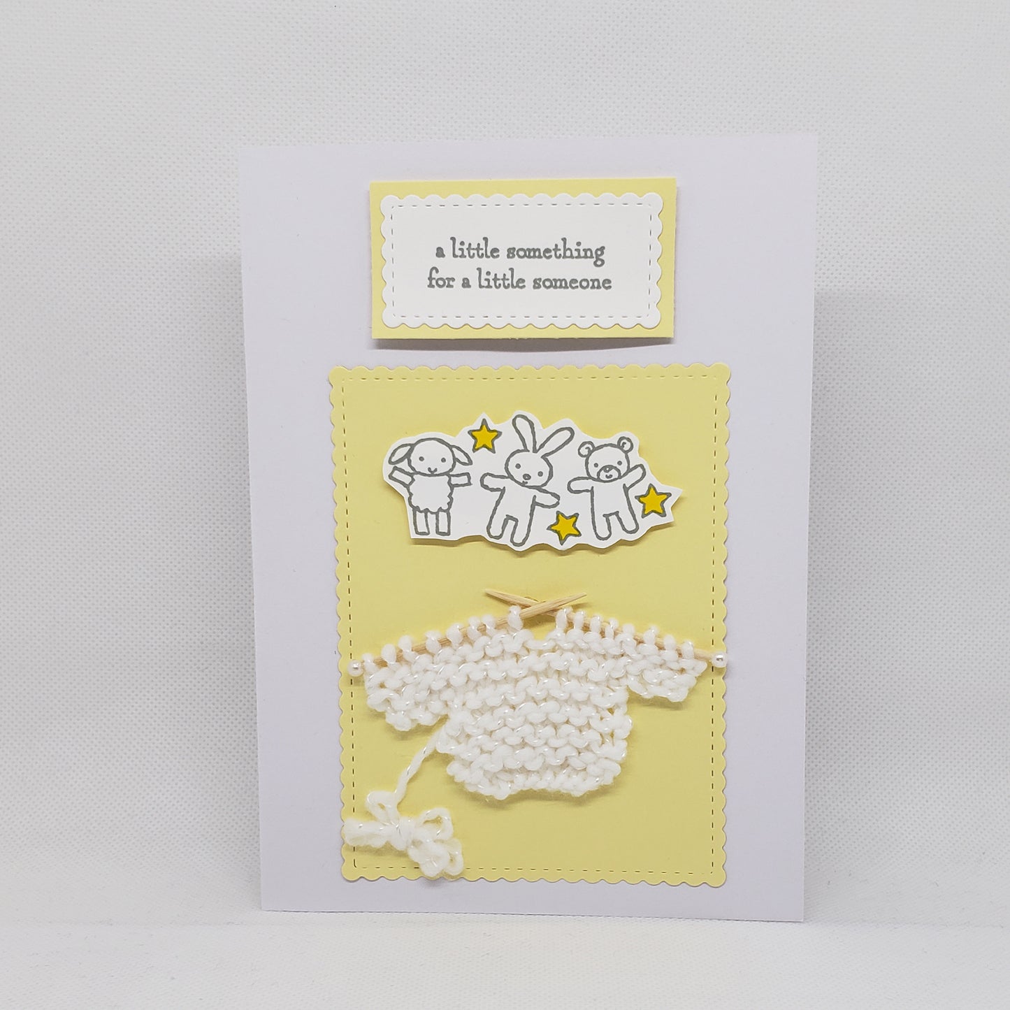 'A Little Something' Baby Card