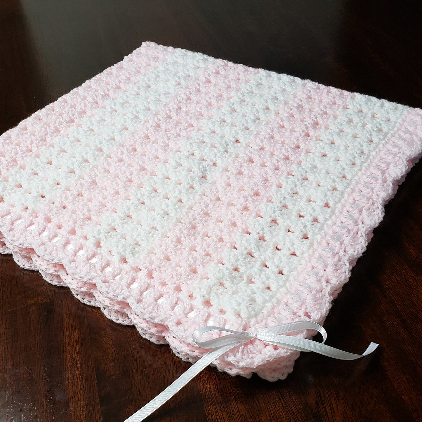 Pink Baby Blanket Set