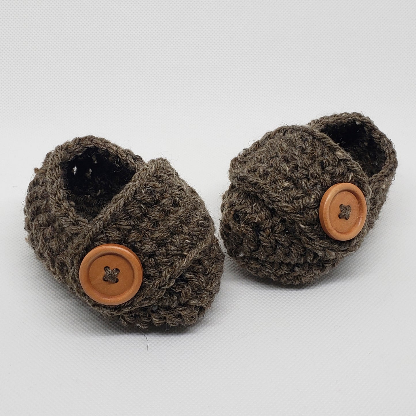 Chocolate Baby Booties